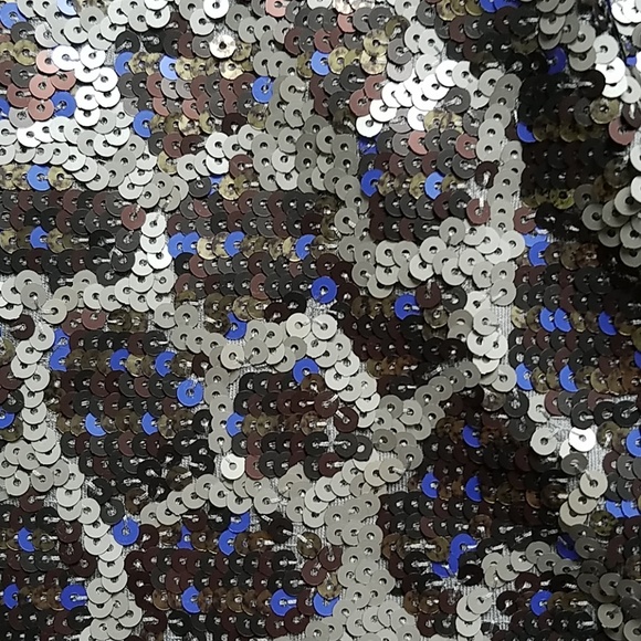 Express leopard sequin mini skirt size medium - Picture 2 of 5